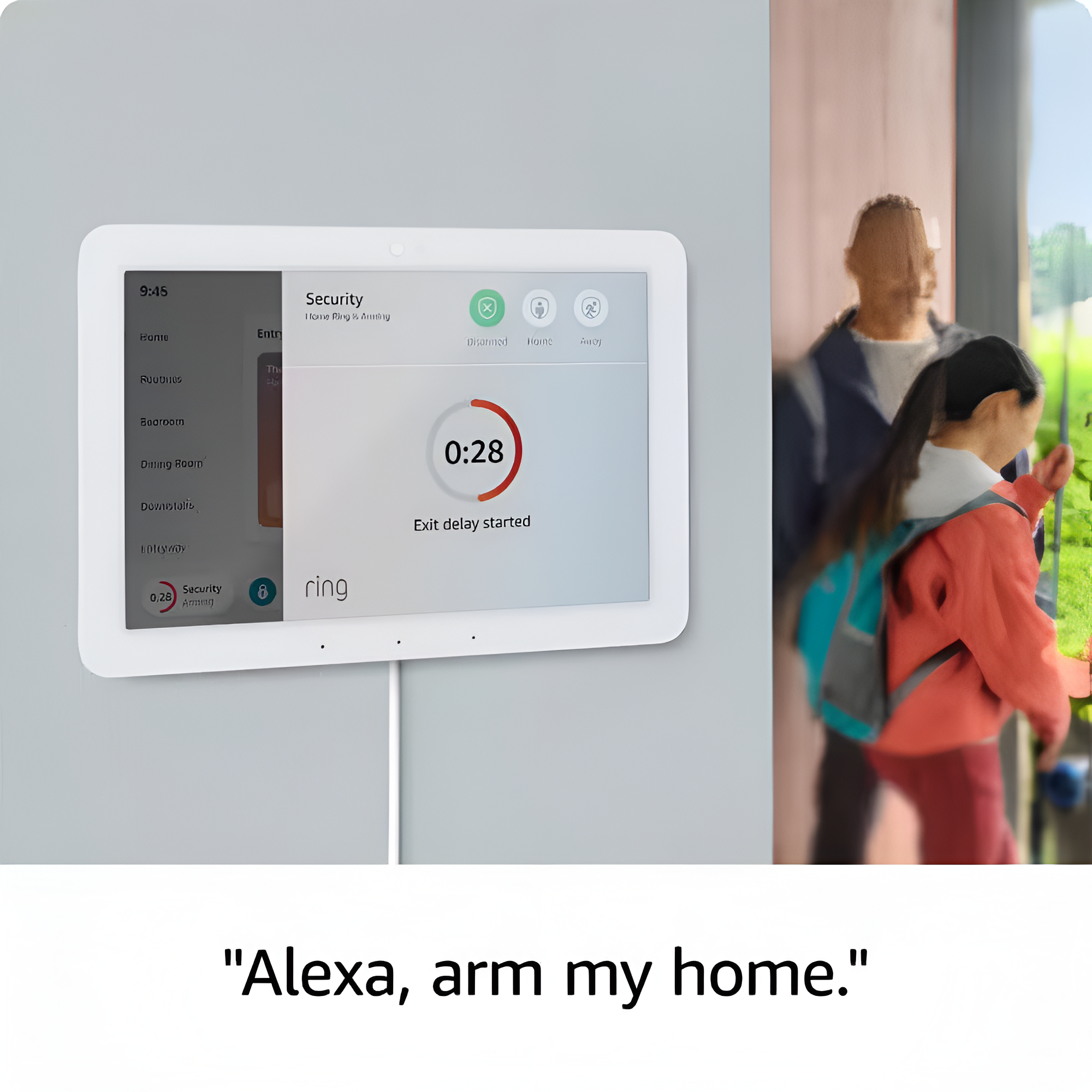 Echo Hub 8 In. Smart Home Control Panel with Alexa Compatible with over 140,000 Devices