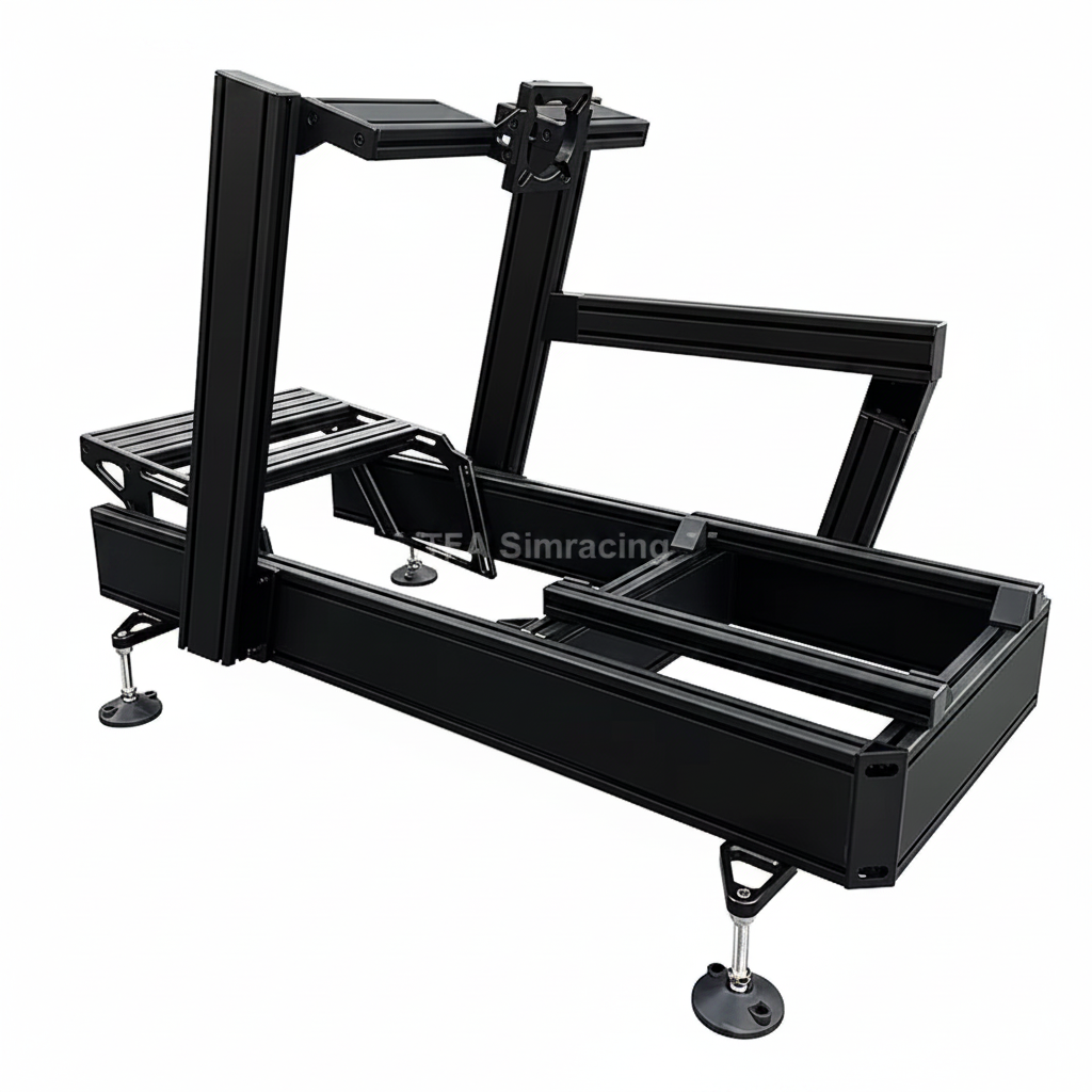 Custom 40160 Aluminum Profile Sim Racing Simulator Chassis Simulate Chair Simracing Simulator Seat Sim Rig Sim Racing Cockpit