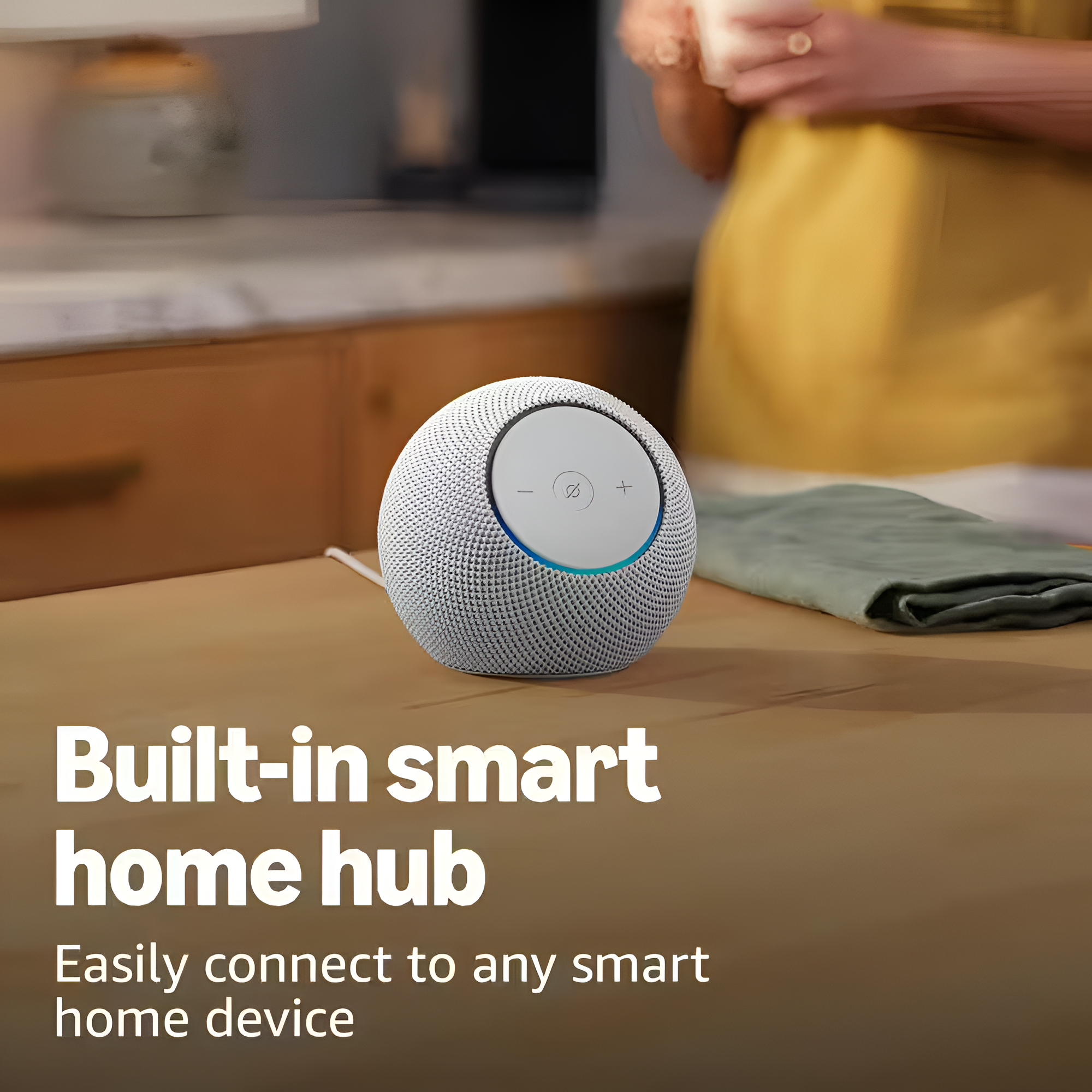 Echo Dot Max Alexa Speaker with Room-Filling Sound and Built-In Smart Home Hub, Designed for Alexa Plus, Graphite