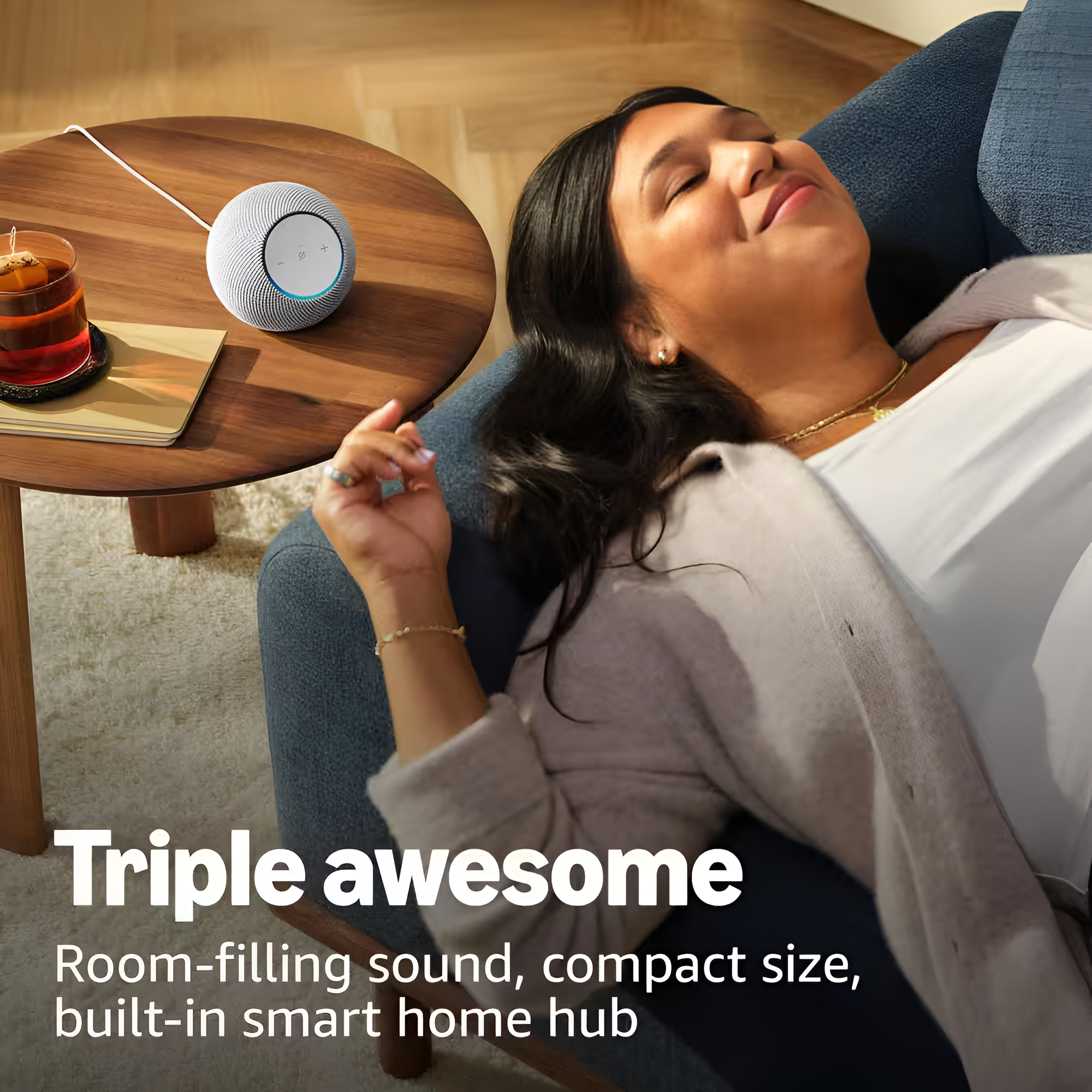 Echo Dot Max Alexa Speaker with Room-Filling Sound and Built-In Smart Home Hub, Designed for Alexa Plus, Graphite