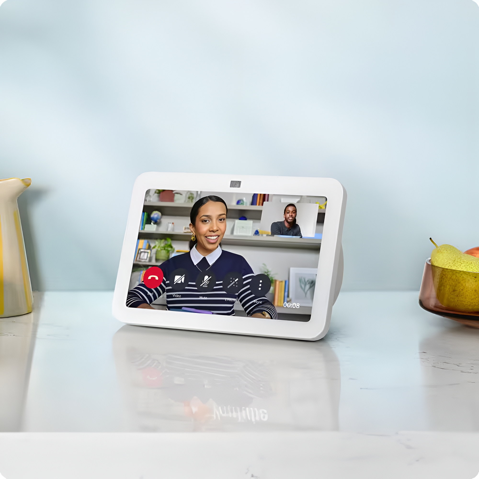 Echo Show 8 (3Rd Gen) 8 In. HD Smart Display with Spatial Audio, Smart Home Hub, and Alexa (Glacier White)